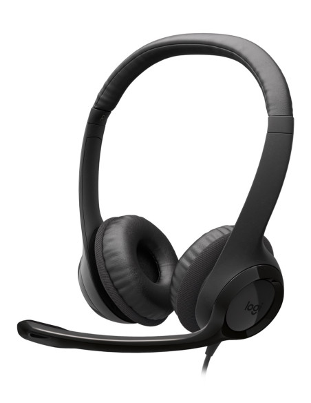 Logitech H390 Usb Zestaw Słuchawkowy Przewodowa Opaska Na Głowę Połączenia/Muzyka Usb Type-C Czarny