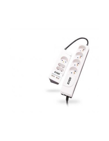 Ever Office Plus Biały 7 X Gniazdo Sieciowe 250 V