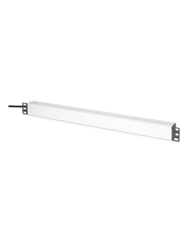 Digitus Dn-95438 Rozdzielacz Zasilania Pdu 9 X Gniazdo Sieciowe 1U Czarny, Srebrny
