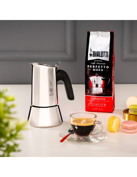 Kawiarka Turystyczna Bialetti New Venus 2Tz 0,1L Srebrna
