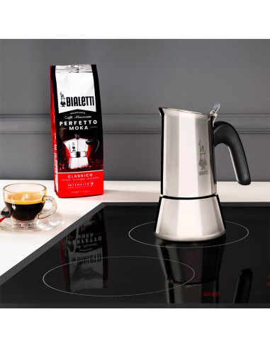Kawiarka Turystyczna Bialetti New Venus 2Tz 0,1L Srebrna