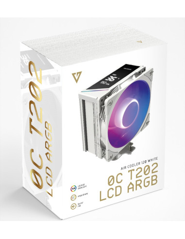 Modecom Chłodzenie Cpu Volcano 0C T202 Lcd Argb White
