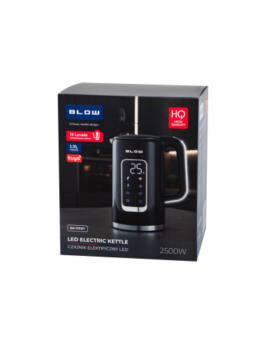 Czajnik Czarny Z Wyświetlaczem 2500W Bk-17Pbt Blow Wi-Fi Tuya