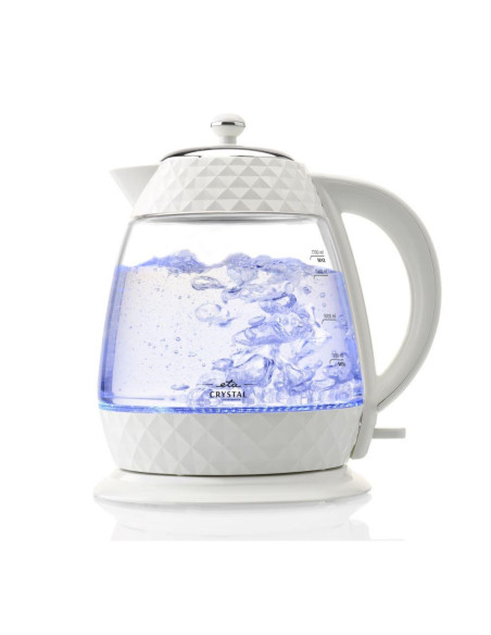 Eta Crystal Czajnik Elektryczny 1,7 L 2200 W Przezroczysty, Biały