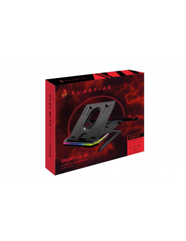 Podstawka Do Laptopa Surefire Portus X1 Foldable Rgb