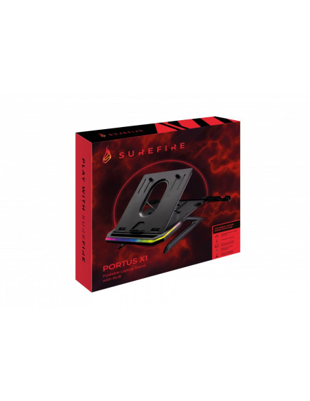 Podstawka Do Laptopa Surefire Portus X1 Foldable Rgb
