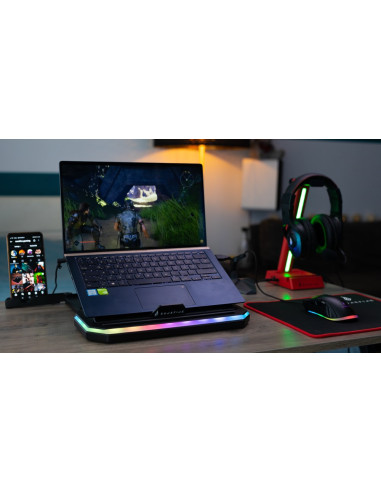 Podstawka Do Laptopa Surefire Portus X1 Foldable Rgb