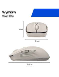 Mysz Hp 400 Quiet Purple Wireless Mouse Bezprzewodowa Fioletowa Az7B7Aa 2