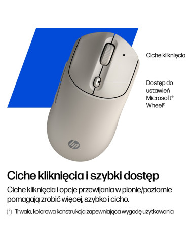 Mysz Hp 400 Quiet Blue Wireless Mouse Bezprzewodowa Niebieska Az7B4Aa