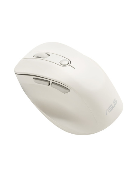 Mysz Bezprzewodowa Asus Md105 Wireless Mouse Milky White 2400Dpi Dual-Mode Wireless 2.4 Ghz And Bluetooth