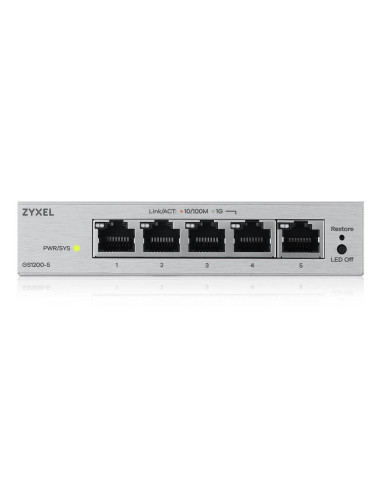 Switch Zyxel Gs1200-5V3 5P Managed Gigabit