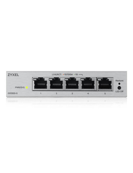 Switch Zyxel Gs1200-5V3 5P Managed Gigabit