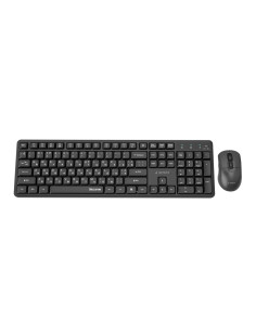 Gembird Bezprzewodowy Zestaw Klawiatury +Mysz Silent Key Pro Business, Czarny, Układ Ru 2