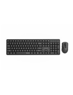Gembird Bezprzewodowy Zestaw Klawiatury + Mysz Silent Key Pro Business, Czarny, Układ Us