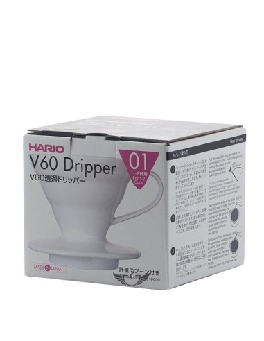 Hario Ceramiczny Drip V60-01 Biały