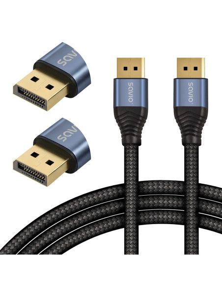 Savio Kabel Displayport 2.1 3M Cl-211