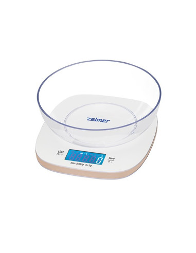 Waga Kuchenna Z Misą 5Kg Zks1451 Zelmer Ivory