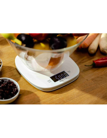 Waga Kuchenna Z Misą 5Kg Zks1451 Zelmer Ivory