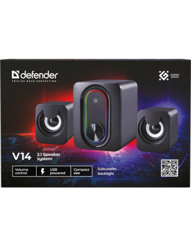 Defender Głośniki Komputerowe V14 2.1 Bluetooth 11W Usb 65314