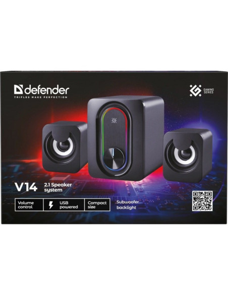 Defender Głośniki Komputerowe V14 2.1 Bluetooth 11W Usb 65314
