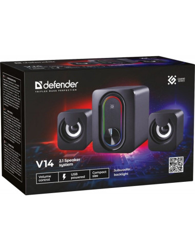 Defender Głośniki Komputerowe V14 2.1 Bluetooth 11W Usb 65314