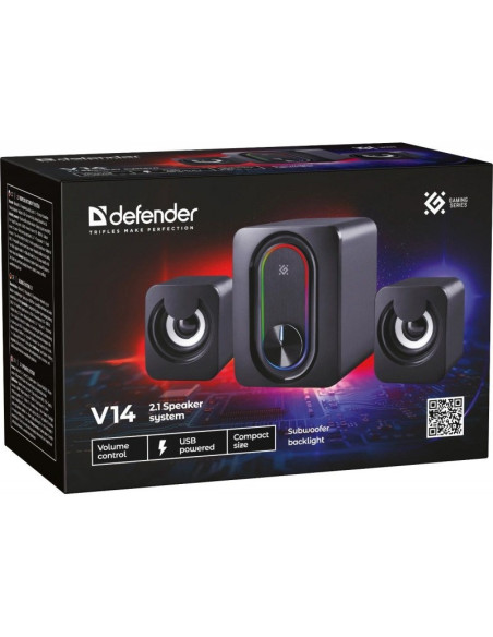 Defender Głośniki Komputerowe V14 2.1 Bluetooth 11W Usb 65314