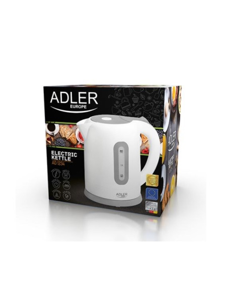 Czajnik Elektryczny Adler Ad 1234 (2200W 1.7L  Kolor Biały)