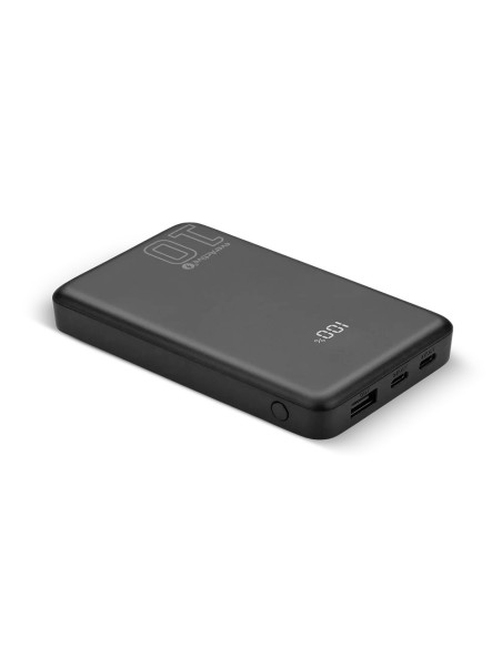 Everactive Powerbank 10 000Mah, 1X Usb, 2X Usb-C, 20W, Qc4+, Wyświetlacz Lcd, Czarny Eb-11Qb