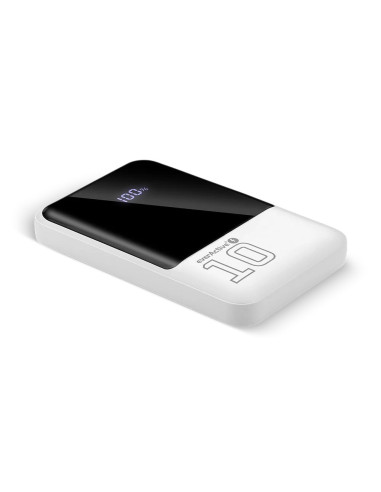 Everactive Powerbank 10 000Mah, 2X Usb, 1X Usb-C 22,5W, Qc4+, Wyświetlacz Lcd, Biały Eb-10Q