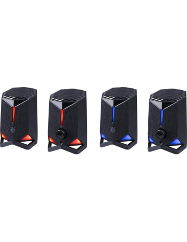 Defender Głośniki Rocket 2.0 6W Led Usb Czarne 65094