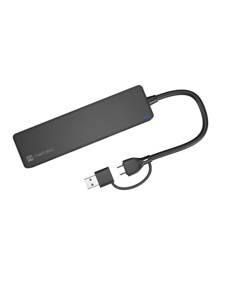 Natec Hub Usb-C 3.0 Mayfly 4-Porty + Adapter Usb-A Nhu-2023