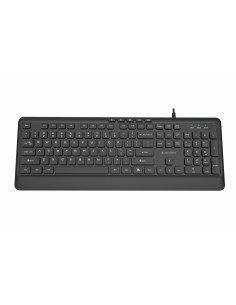 Gembird Klawiatura Przewodowa Multimedialna Slim, Usb 5 Klawiszy Hotkeys, Us Layout, Czarna 2