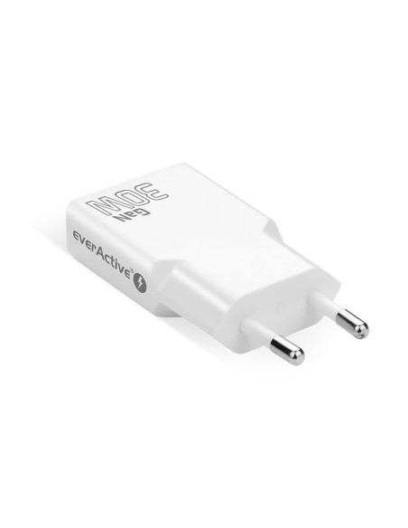 Everactive Ładowarka Sieciowa 2 X Usb-C Quick Charge 4+ 30W Super Slim Biała Sc-385Q