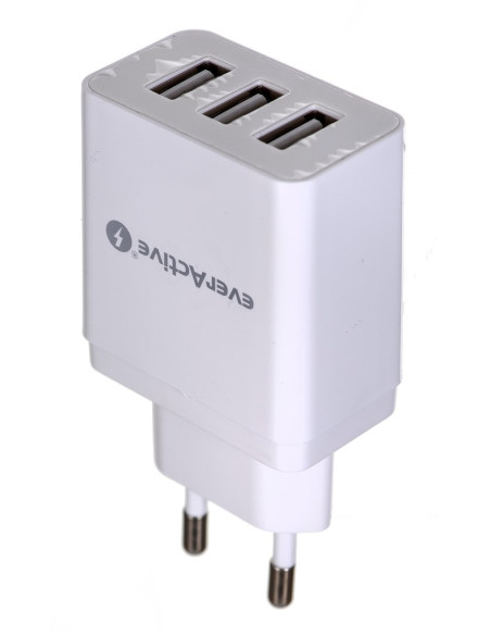 Ładowarka Sieciowa Everactive Sc-300 (Usb  Kolor Biały)