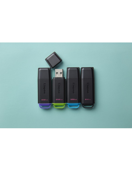 Kingston 64Gb Portable Usb 3.2 Gen 1 Datatraveler Exodia Black