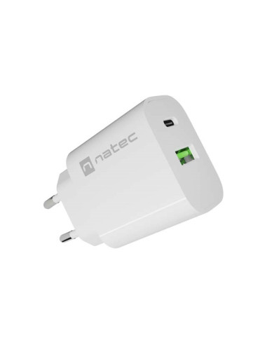 Natec Ładowarka Sieciowa Ribera 1X Usb-A + 1X Usb-