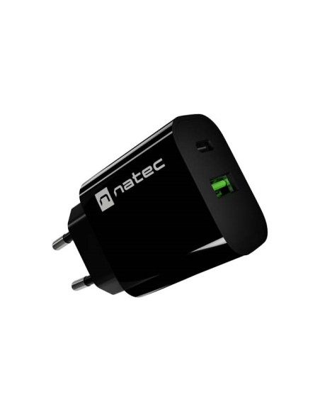 Natec Ładowarka Sieciowa Ribera 1X Usb-A + 1X Usb-