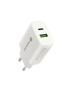 Everactive Ładowarka Sieciowa 1 X Usb Quick Charge 3.0 Oraz 1 X Usb-C Pd Pps 25W Biała Sc-370Q