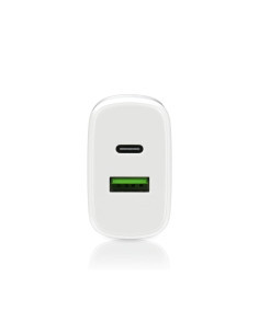 Everactive Ładowarka Sieciowa 1 X Usb Quick Charge 3.0 Oraz 1 X Usb-C Pd Pps 25W Biała Sc-370Q 2