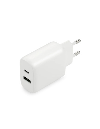 Everactive Ładowarka Sieciowa 1 X Usb Quick Charge 3.0 Oraz 1 X Usb-C Pd Pps 25W Biała Sc-370Q