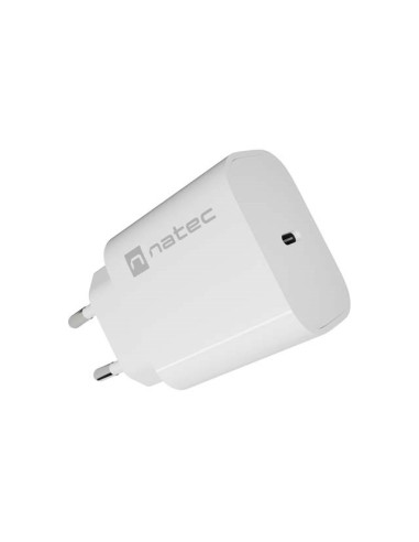 Natec Ładowarka Sieciowa Ribera 1X Usb-C 20W Biała