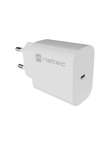 Natec Ładowarka Sieciowa Ribera 1X Usb-C 20W Biała