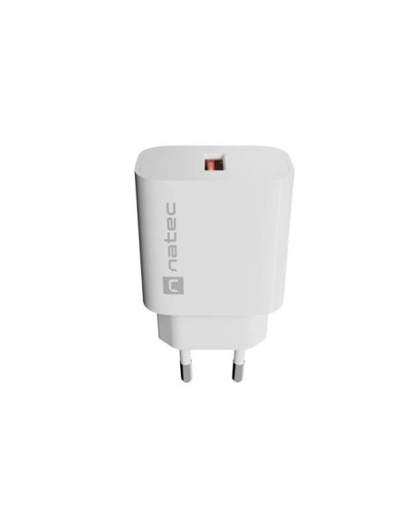 Natec Ładowarka Sieciowa Ribera 1X Usb-A 18W Biała