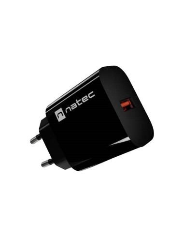 Natec Ładowarka Sieciowa Ribera 1X Usb-A 18W Czarn