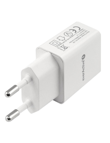 Ładowarka Sieciowa Everactive Sc-100 (Usb  Kolor Biały)