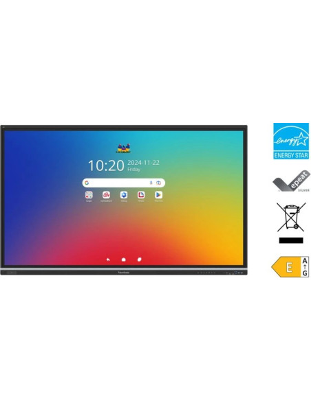 Viewsonic Ifp5551 Display Tablica Interaktywna 139,7 Cm (55") 3840 X 2160 Px Ekran Dotykowy Czarny