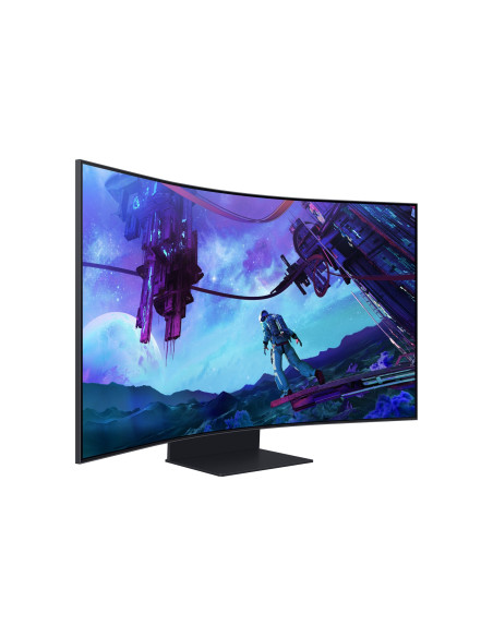 Samsung G97Nc Monitor Komputerowy 139,7 Cm (55") 3840 X 2160 Px 4K Ultra Hd Led Czarny