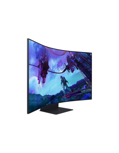 Samsung G97Nc Monitor Komputerowy 139,7 Cm (55") 3840 X 2160 Px 4K Ultra Hd Led Czarny