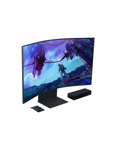 Samsung G97Nc Monitor Komputerowy 139,7 Cm (55") 3840 X 2160 Px 4K Ultra Hd Led Czarny