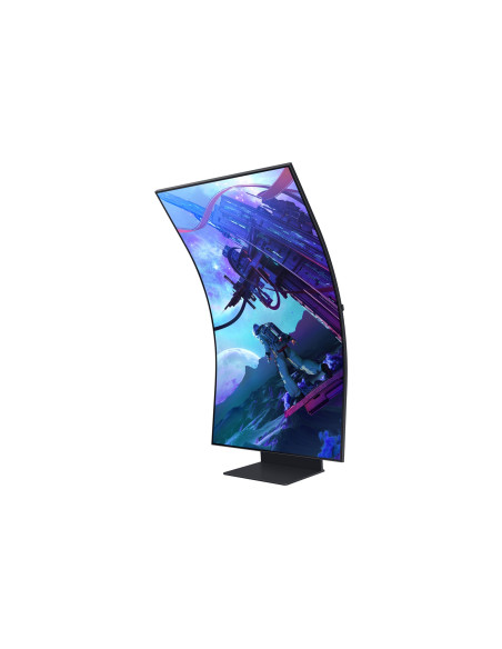 Samsung G97Nc Monitor Komputerowy 139,7 Cm (55") 3840 X 2160 Px 4K Ultra Hd Led Czarny